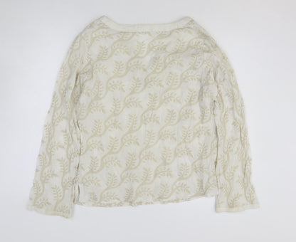 Womens UK Size M Principles White Basic Blouse