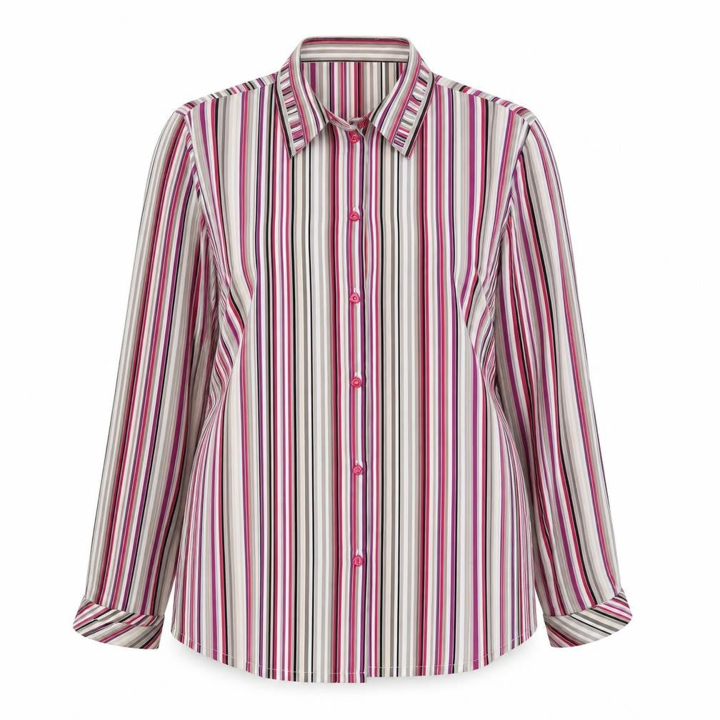 Womens UK Size 16 Sommermann Multicoloured Basic Button-Up