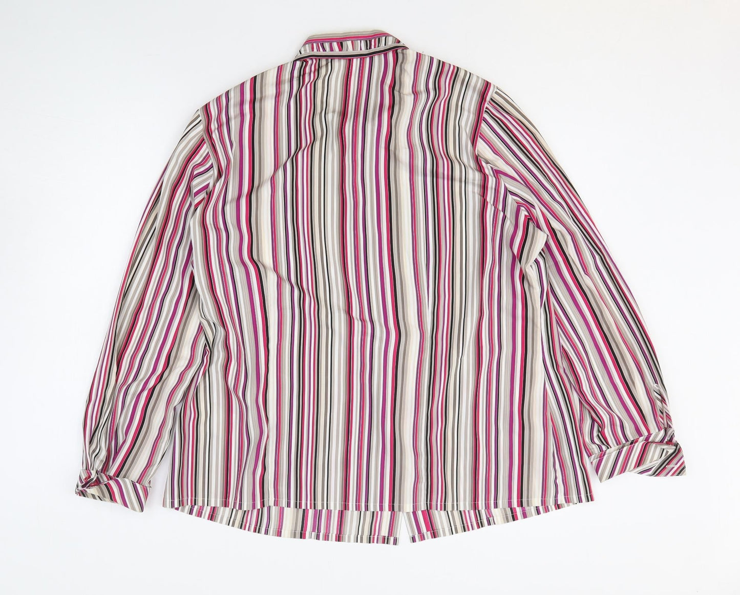 Womens UK Size 16 Sommermann Multicoloured Basic Button-Up