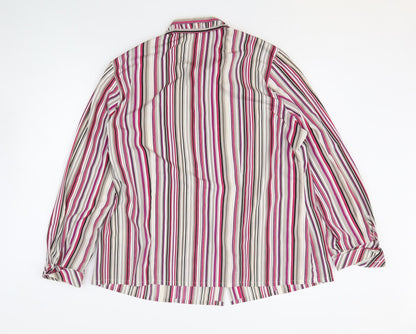 Womens UK Size 16 Sommermann Multicoloured Basic Button-Up