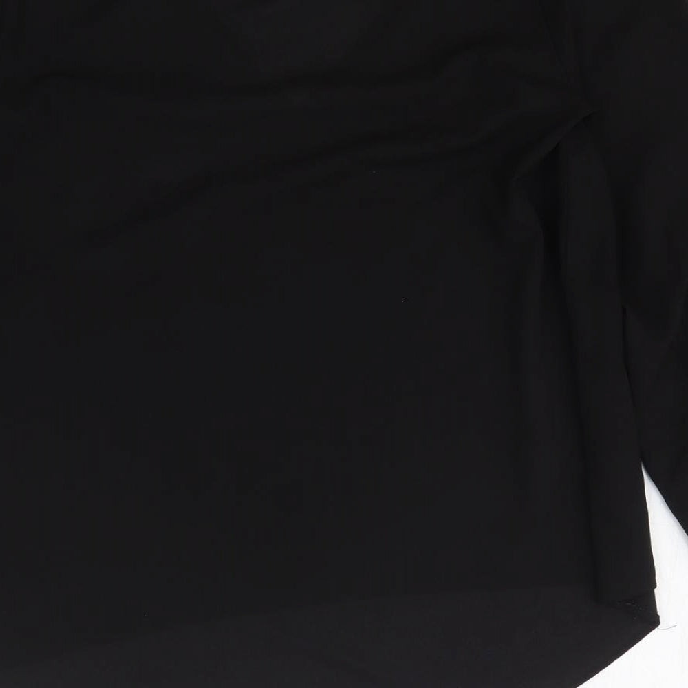 Womens UK Size 8 Atmosphere Black Basic Blouse