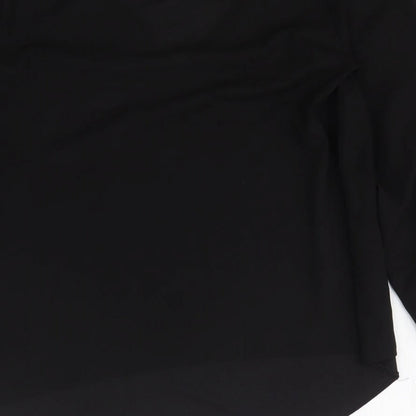 Womens UK Size 8 Atmosphere Black Basic Blouse