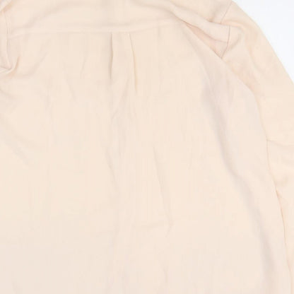 Womens UK Size 16 Dorothy Perkins Pink Basic Button-Up