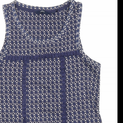 Womens UK Size 10 NEXT Blue Basic Tank