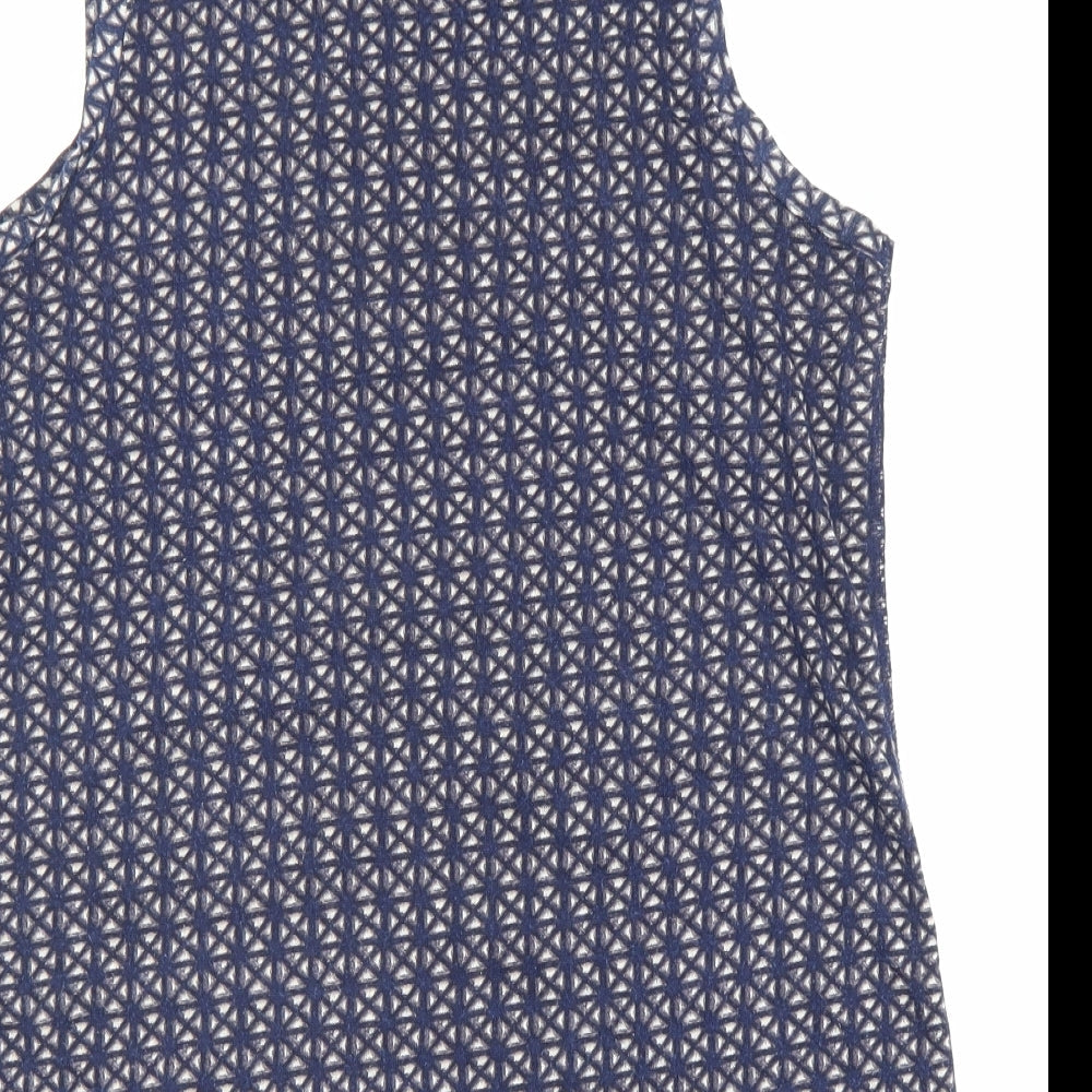 Womens UK Size 10 NEXT Blue Basic Tank