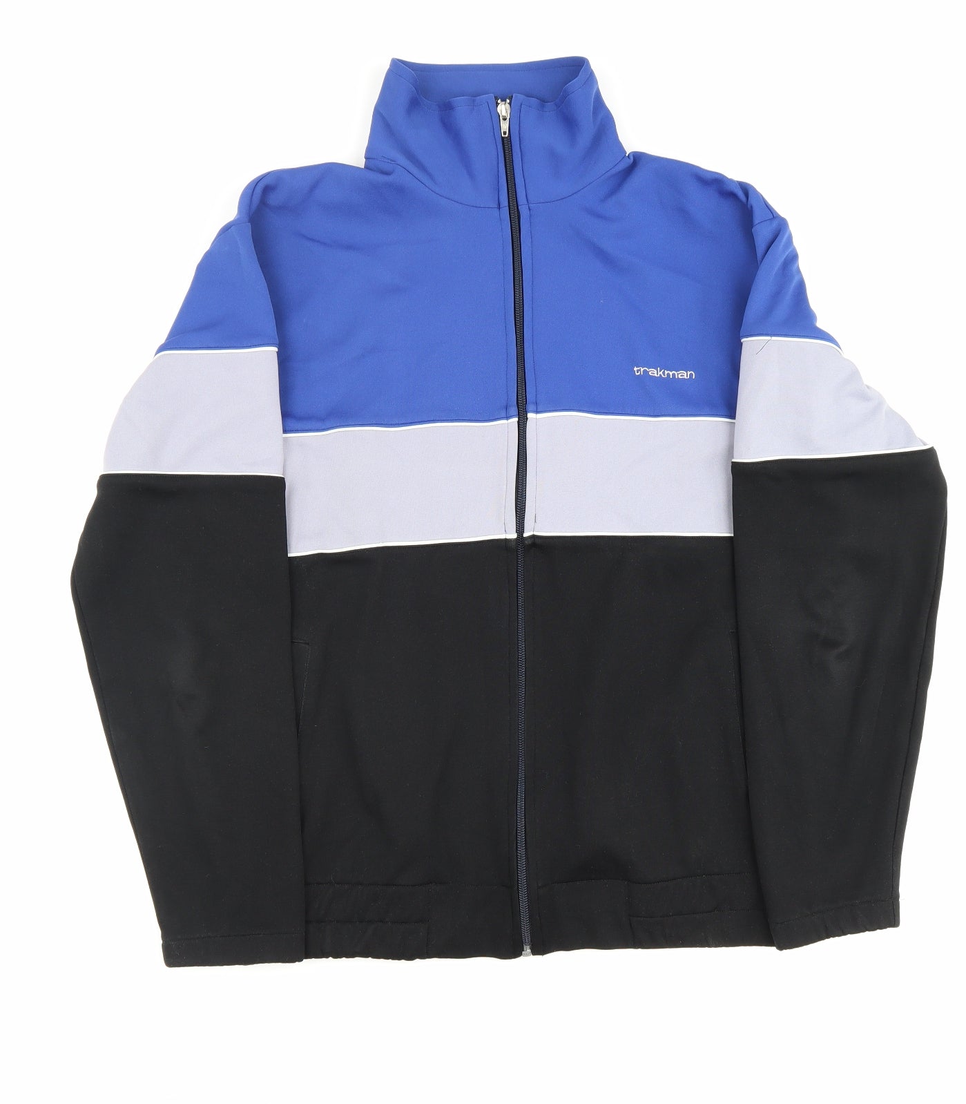 Trakman Sports Mens Multicoloured Camouflage Polyester Full Zip Sweatshirt Size L