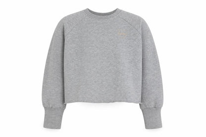 NEXT Girls Grey Cotton Pullover Sweatshirt Size 10 Years Pullover - love