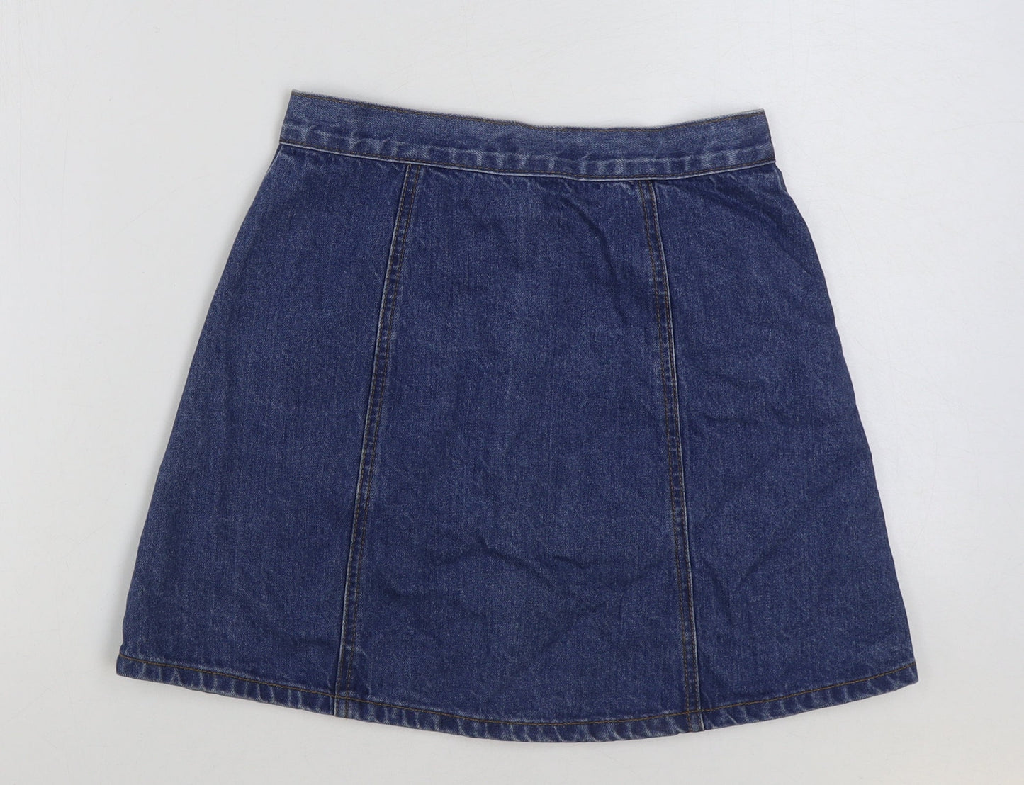 Womens UK Size XS Cooperative Mini Denim Skirt
