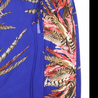 Womens UK Size L Preworn Blue Camisole Tank
