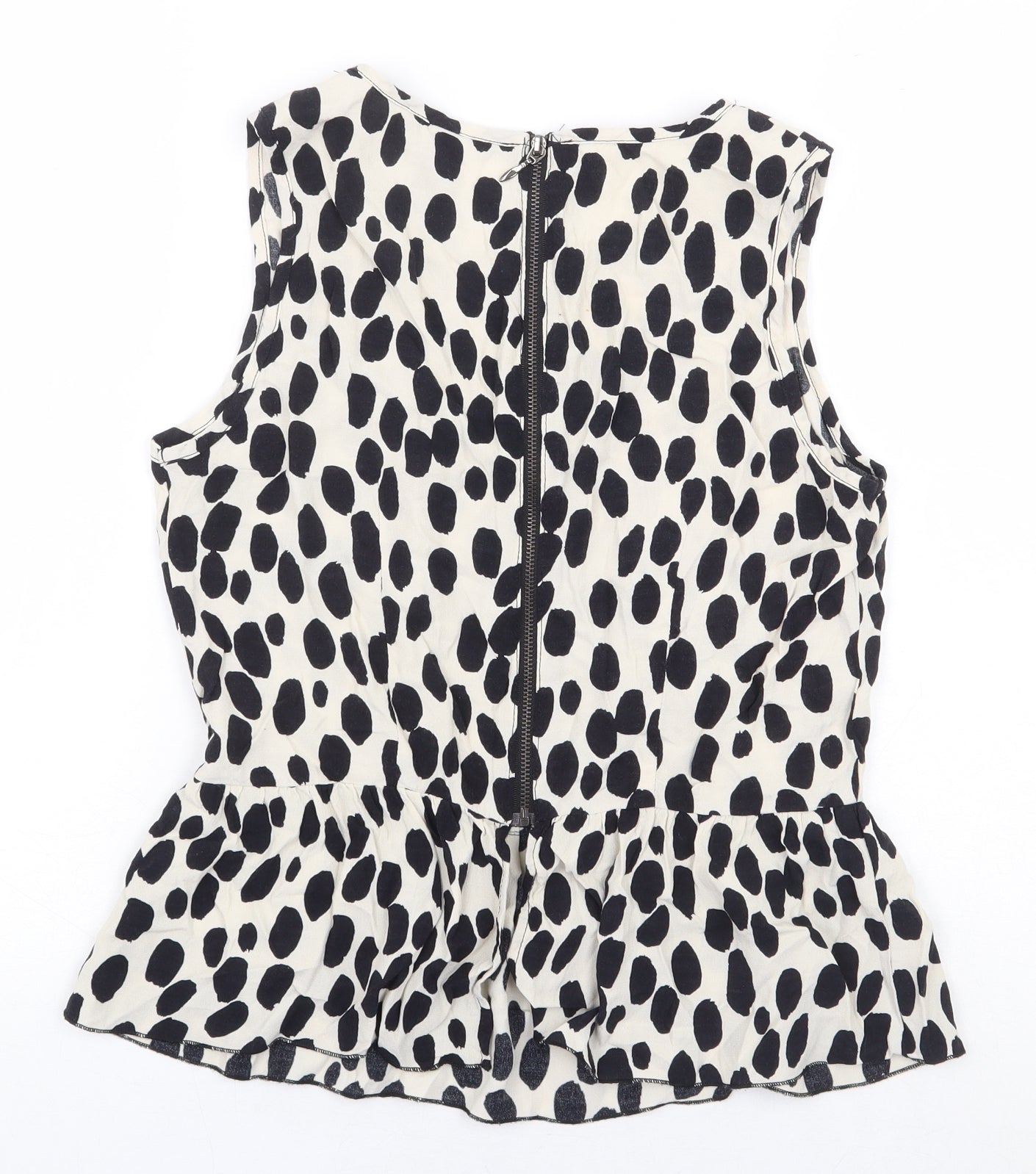 Womens UK Size 8 H&M White Basic Blouse