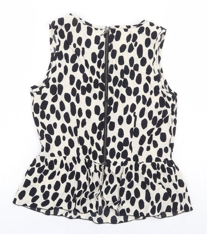Womens UK Size 8 H&M White Basic Blouse
