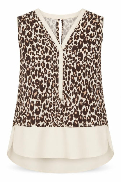 Womens UK Size 8 NEXT Beige Basic Blouse