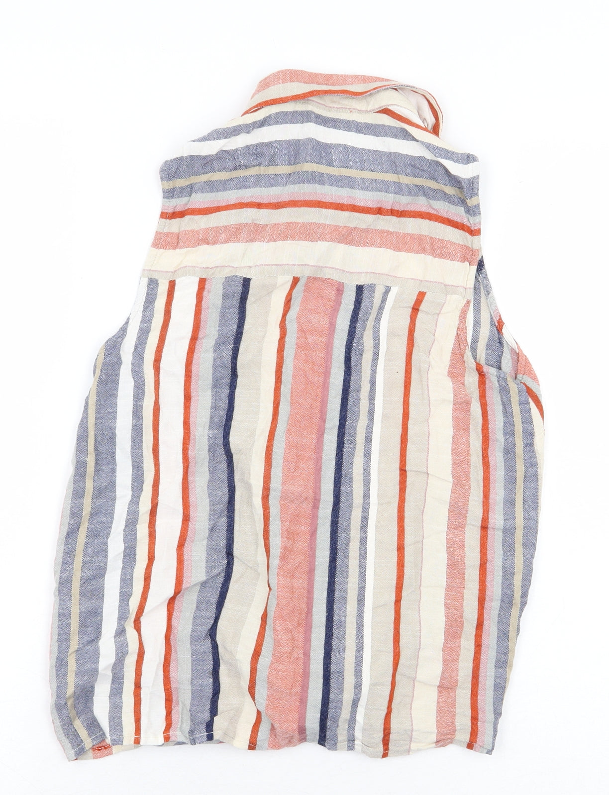 Womens UK Size 8 Warehouse Multicoloured Basic Button-Up
