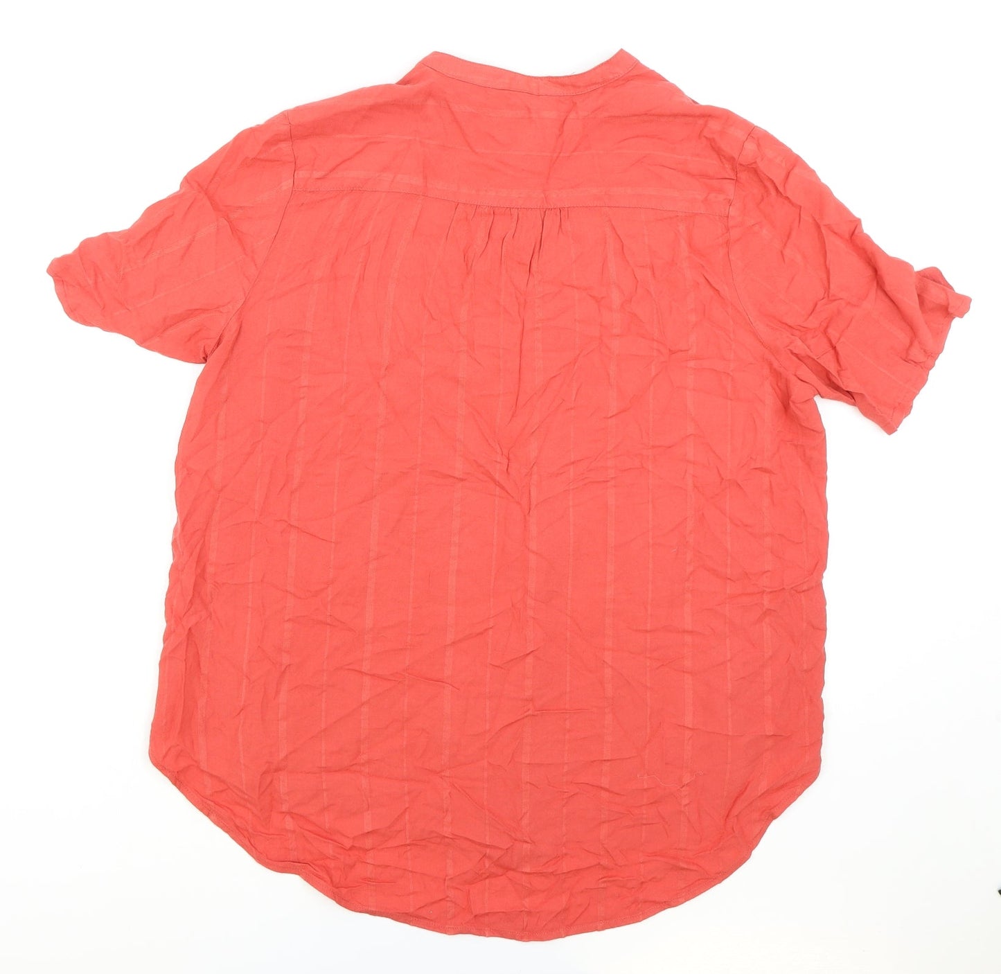 Womens UK Size 14 Marks and Spencer Red Basic Blouse