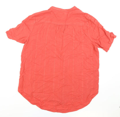 Womens UK Size 14 Marks and Spencer Red Basic Blouse
