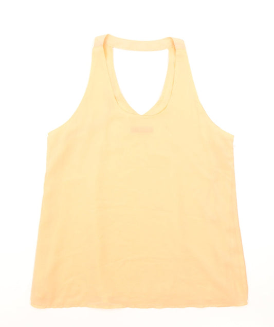 Womens UK Size 8 Quiz Pink Basic Tank