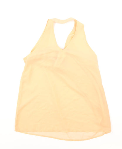 Womens UK Size 8 Quiz Pink Basic Tank