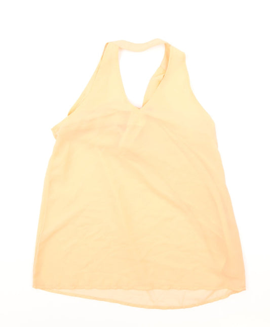 Womens UK Size 8 Quiz Pink Basic Tank