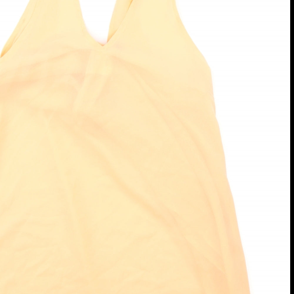 Womens UK Size 8 Quiz Pink Basic Tank
