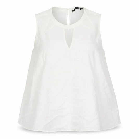 Womens UK Size 16 New Look White Basic Tank