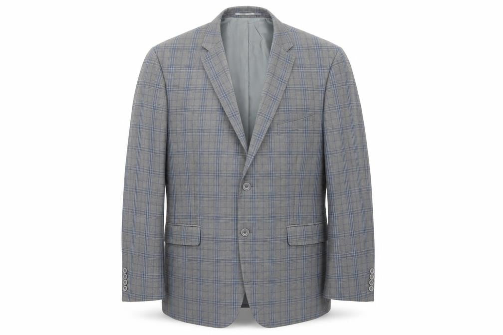 Mens UK Size S British Tailor Regular Grey Suit Jacket