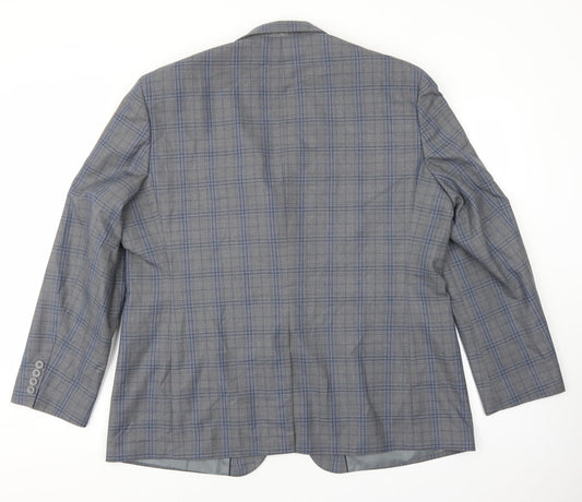 Mens UK Size S British Tailor Regular Grey Suit Jacket