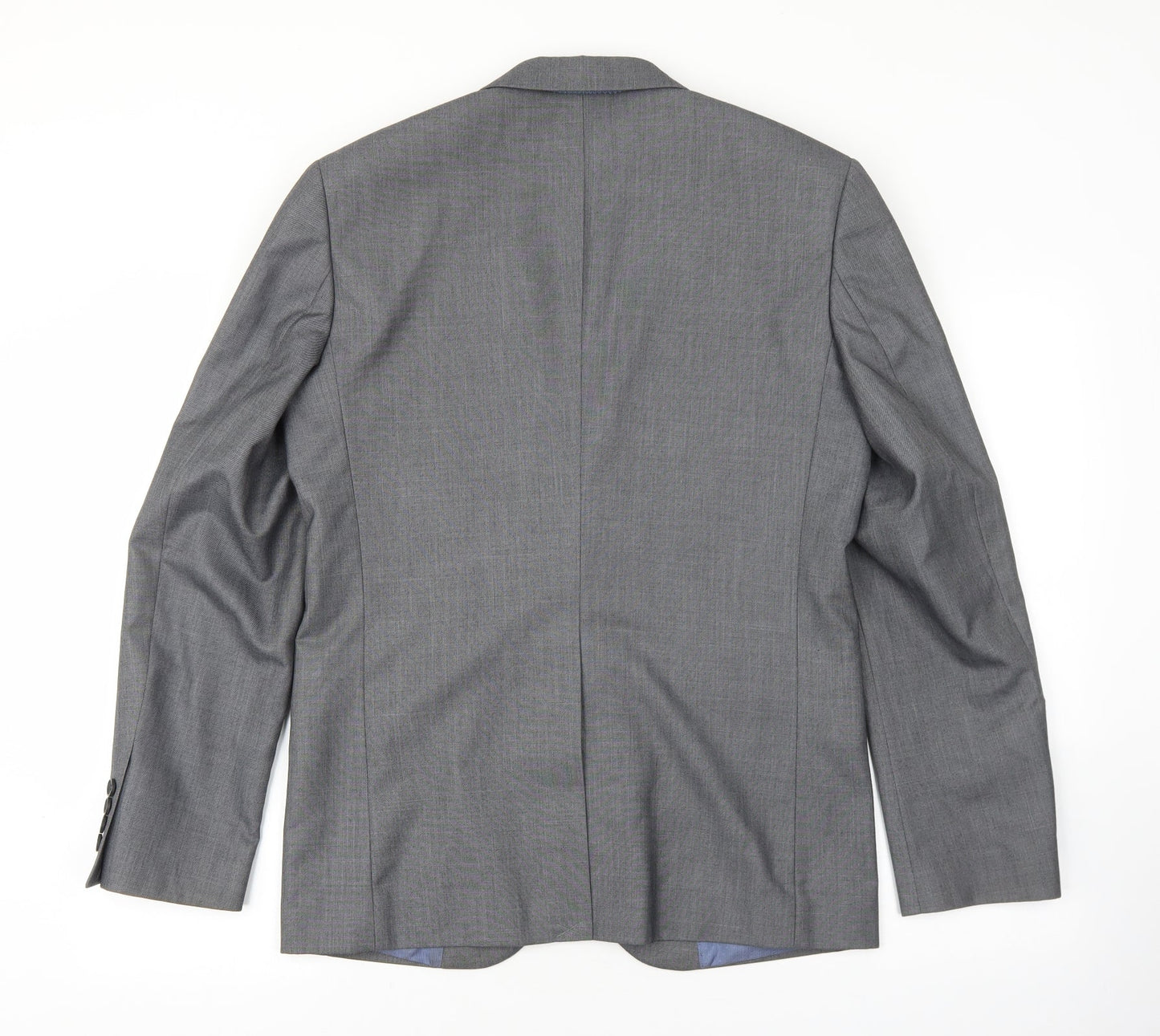 Mens UK Size S Cedar Wood State Regular Grey Suit Jacket