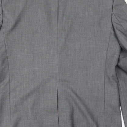 Mens UK Size S Cedar Wood State Regular Grey Suit Jacket
