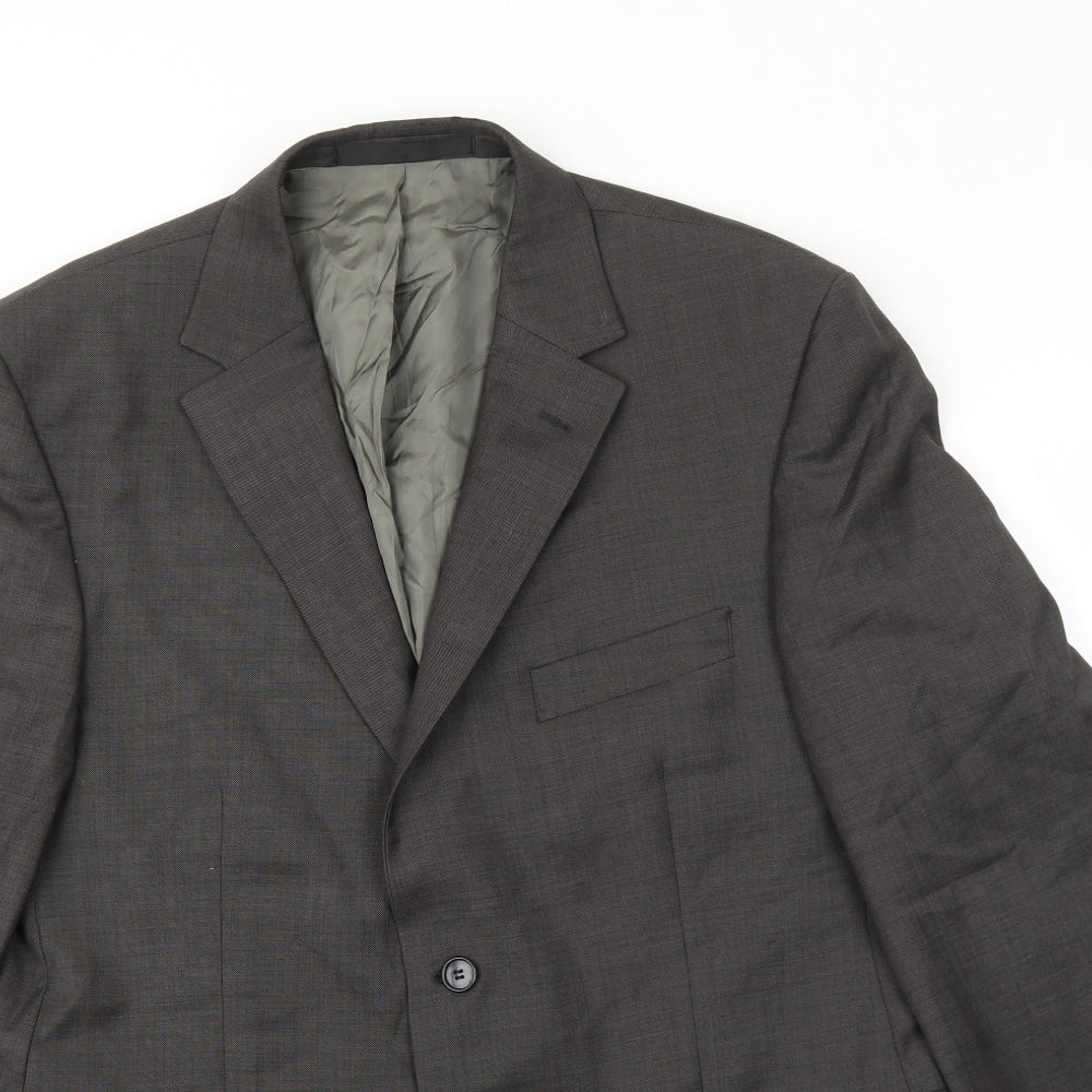 Mens UK Size 42 Marks and Spencer Regular Grey Suit Jacket