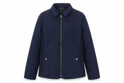 Womens UK Size 12 Avenue Blue Quilted Coat