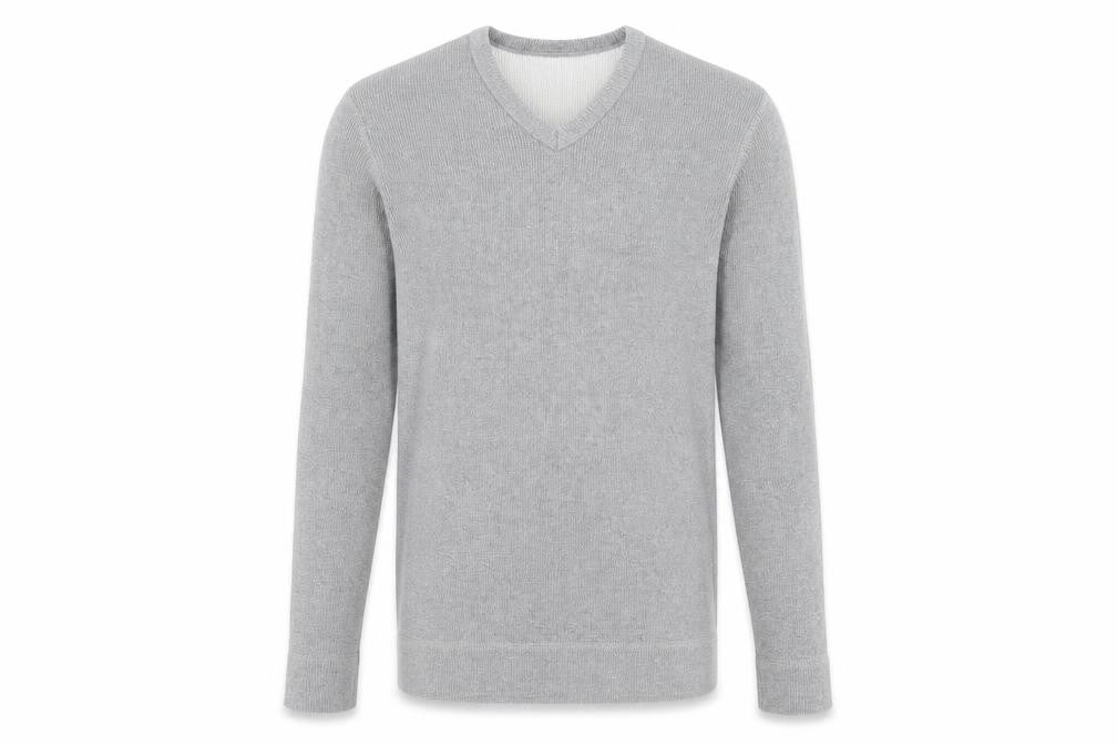 Mens UK Size L Burton Grey Pullover Jumper