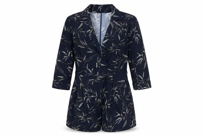 Womens UK Size 8 Topshop One-Piece Blue Playsuit