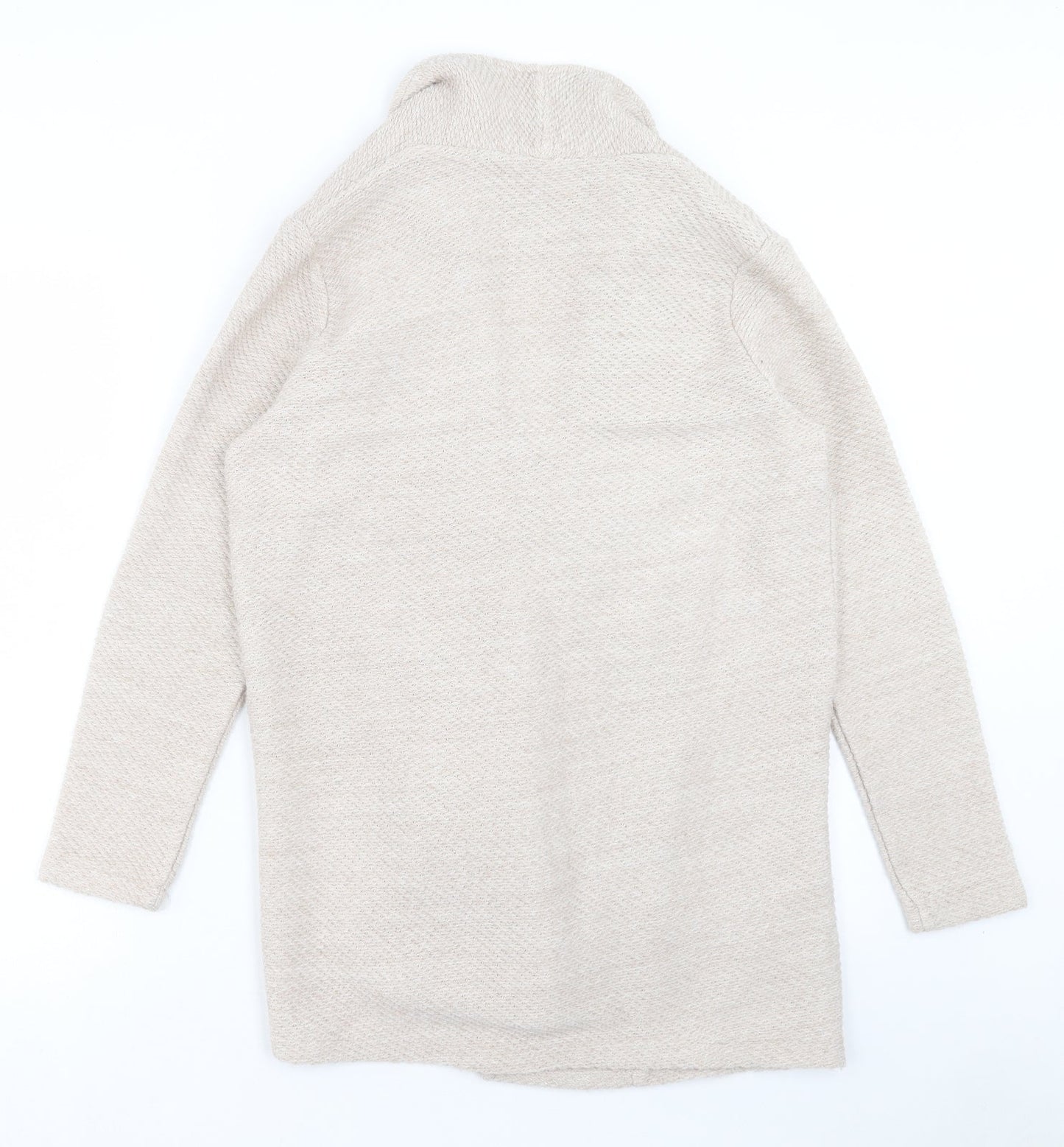Womens UK Size 8 River Island Beige Cardigan Jumper