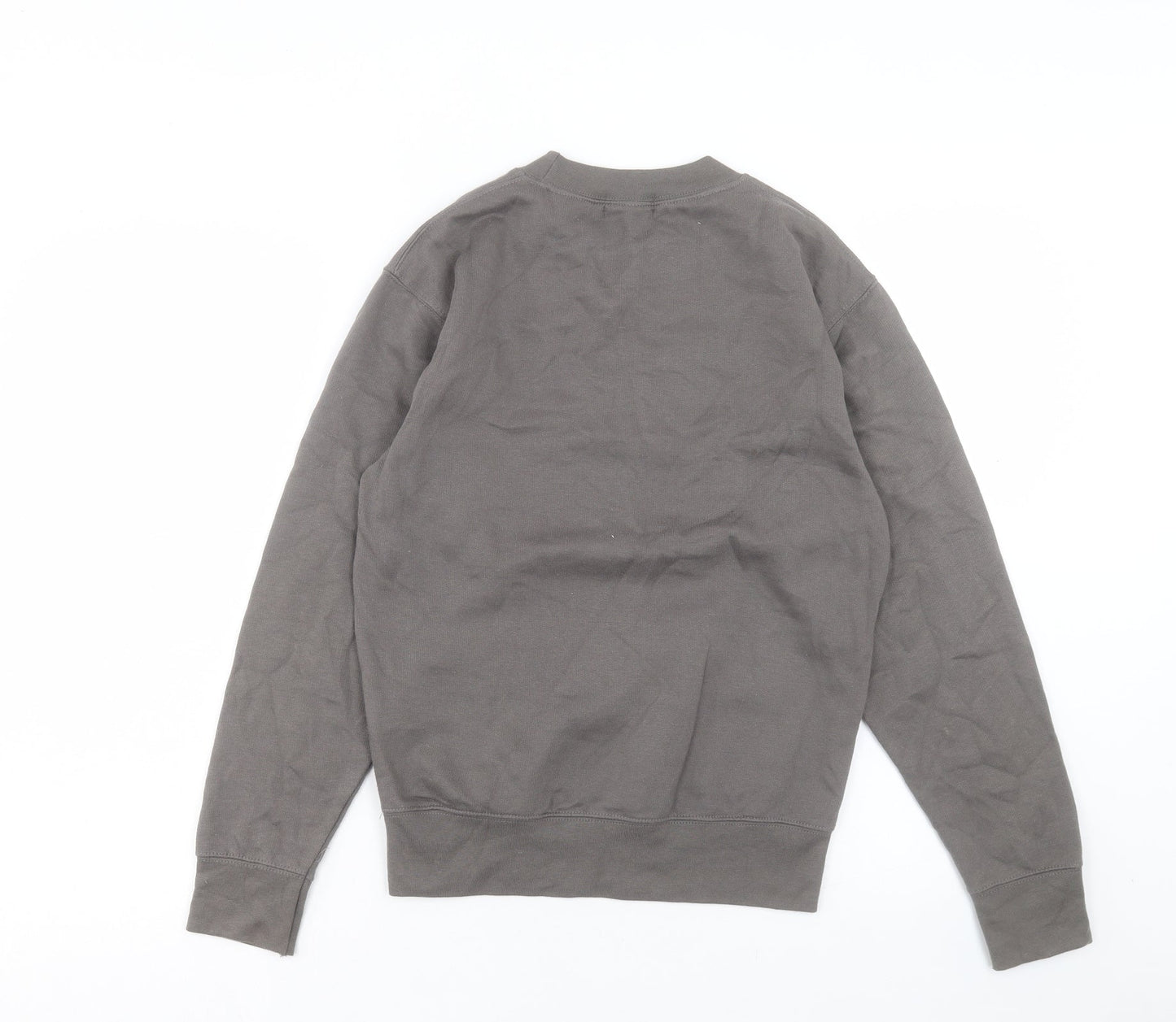 PRETTYLITTLETHING Womens Grey Cotton Pullover Sweatshirt Size XS Pullover - Columbia University