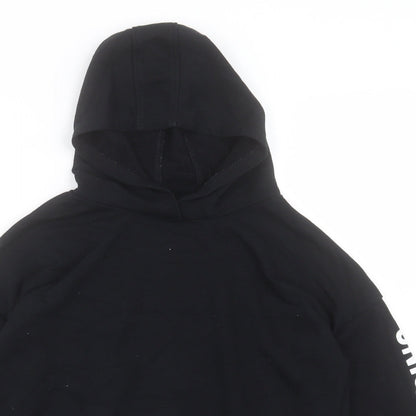 LC Waikiki Girls Black Cotton Pullover Hoodie Size 11-12 Years Pullover - Unique Effect
