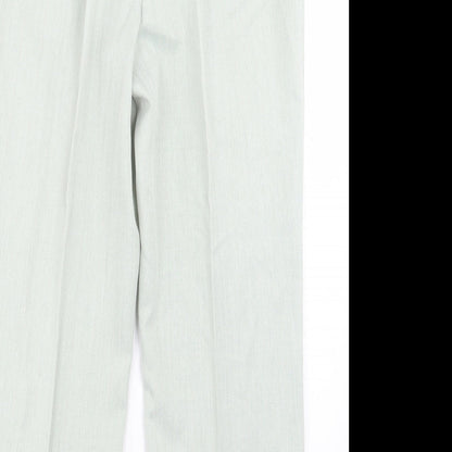 Womens UK Size 12 BHS Regular Fit  Green Trousers