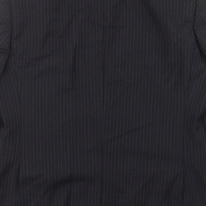 Mens UK Size 36 Racing Green Regular Black Suit Jacket