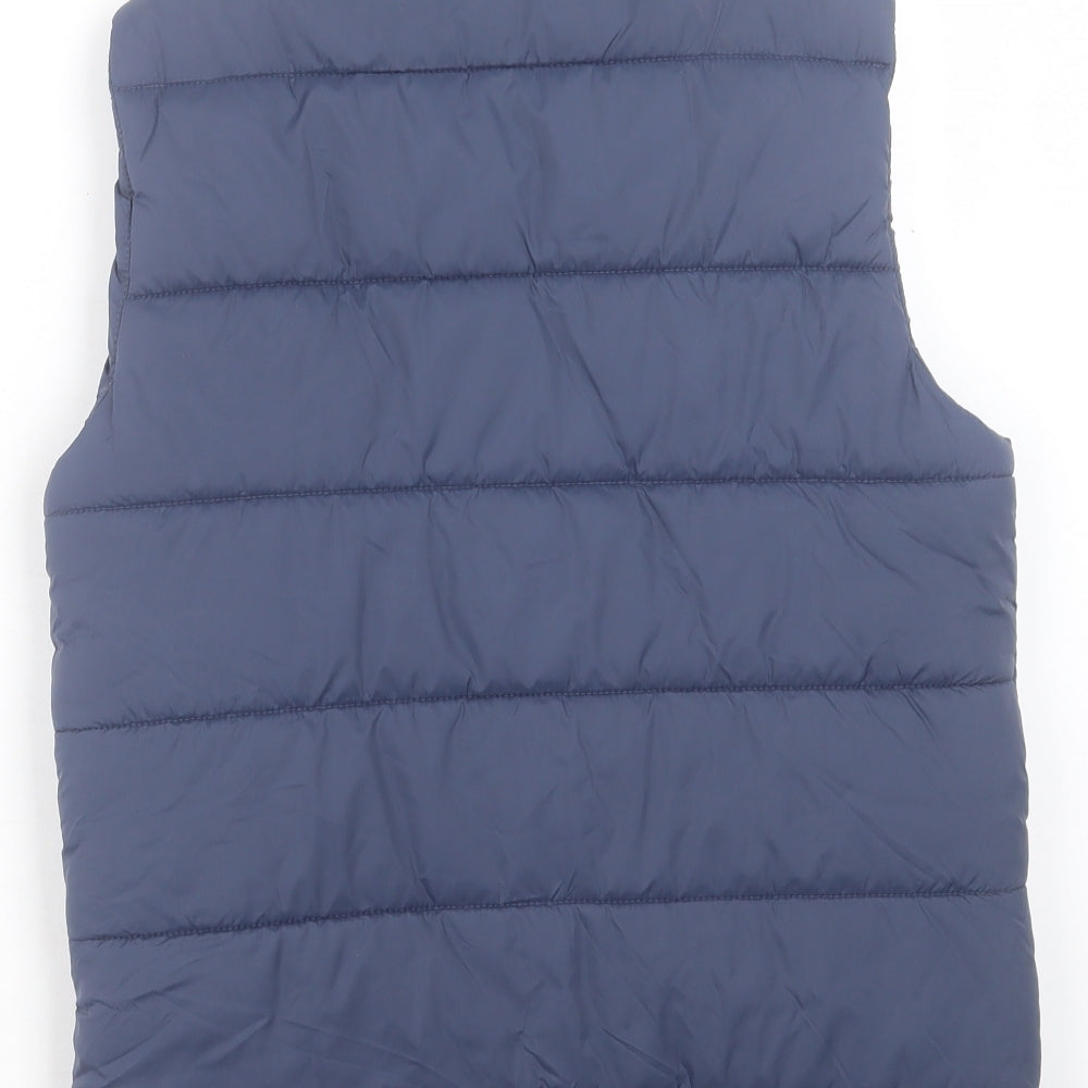 avec Boys Blue Gilet Jacket Size L Zip - The Bantams