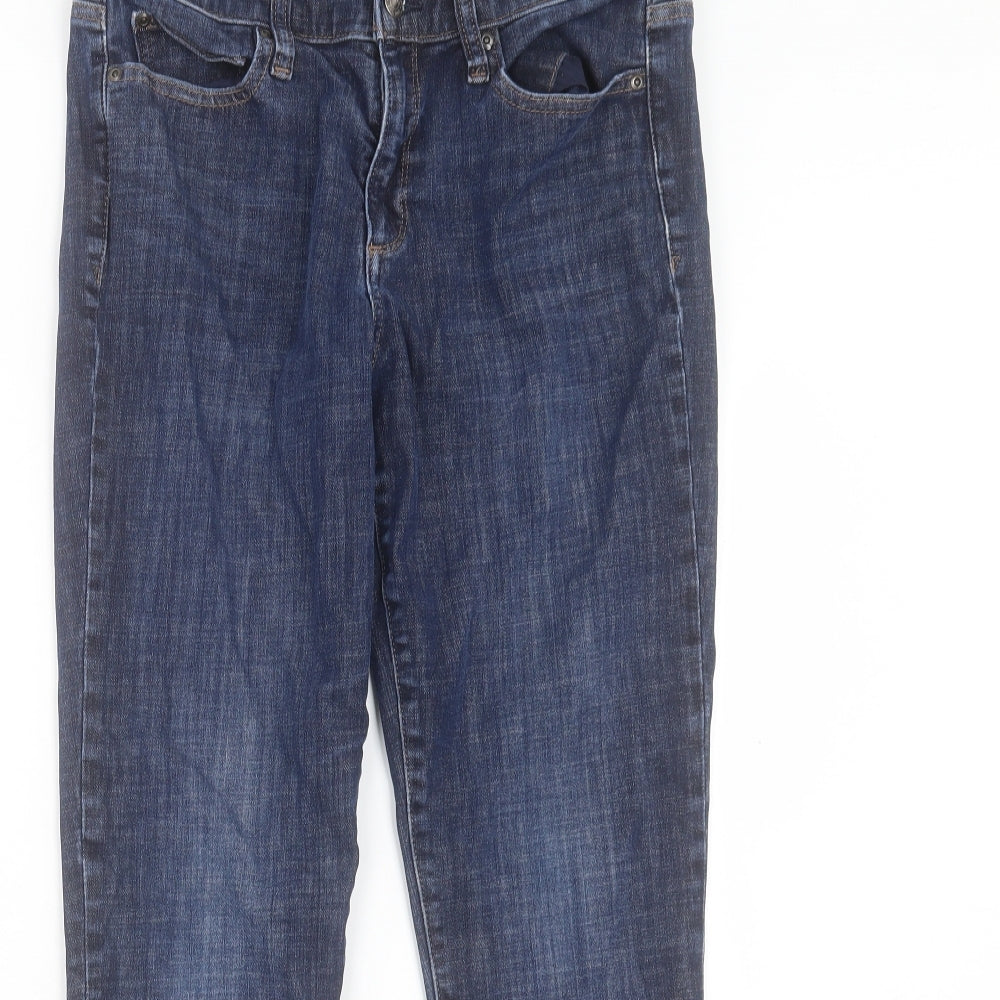 Gap Womens Blue Cotton Skinny Jeans Size 30 in L28 in Regular Button