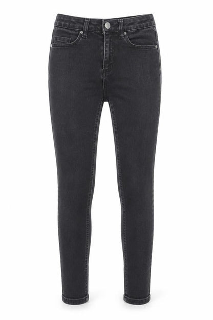 Womens UK Size 8 Miss Selfridge Regular Fit Skinny Black Jeans