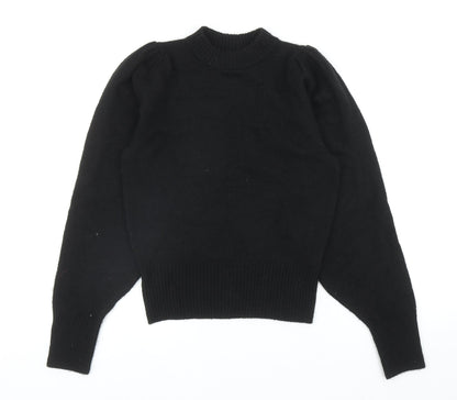 Womens UK Size XS Preworn Black Pullover Jumper