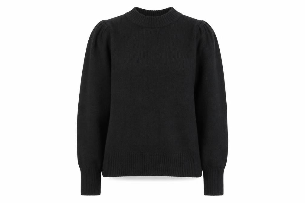 Womens UK Size XS Preworn Black Pullover Jumper