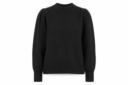 Womens UK Size XS Preworn Black Pullover Jumper