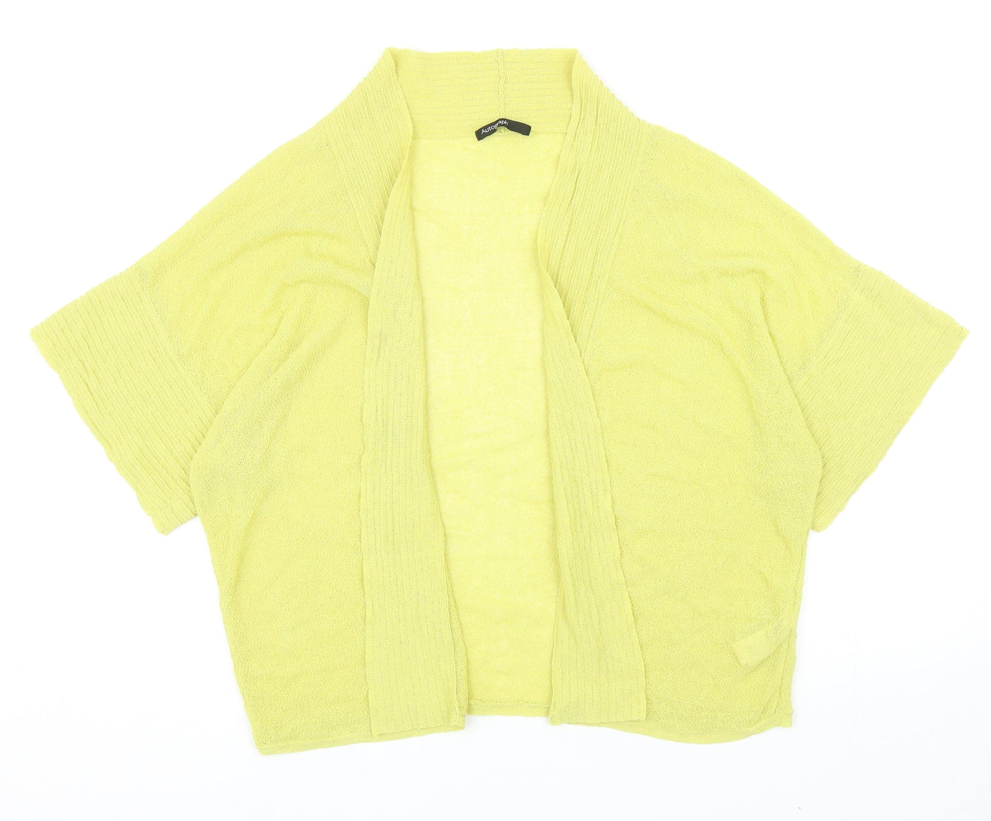 Autograph Womens Green V-Neck Viscose Cardigan Jumper Size 20