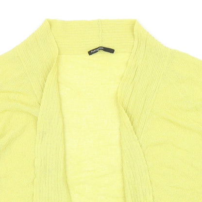 Autograph Womens Green V-Neck Viscose Cardigan Jumper Size 20