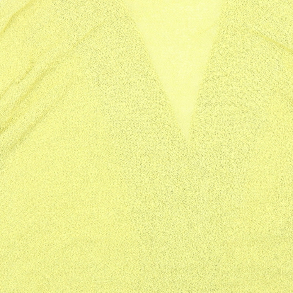 Autograph Womens Green V-Neck Viscose Cardigan Jumper Size 20