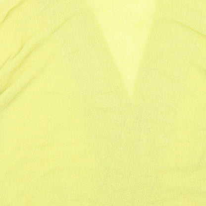 Autograph Womens Green V-Neck Viscose Cardigan Jumper Size 20