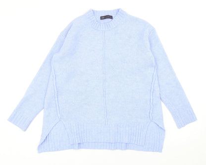 Womens UK Size S Marks and Spencer Blue Pullover Jumper