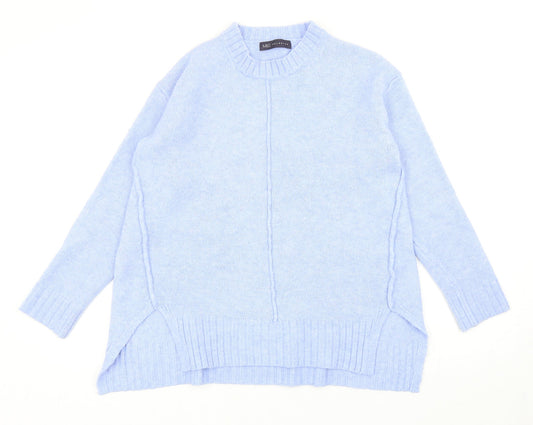 Womens UK Size S Marks and Spencer Blue Pullover Jumper
