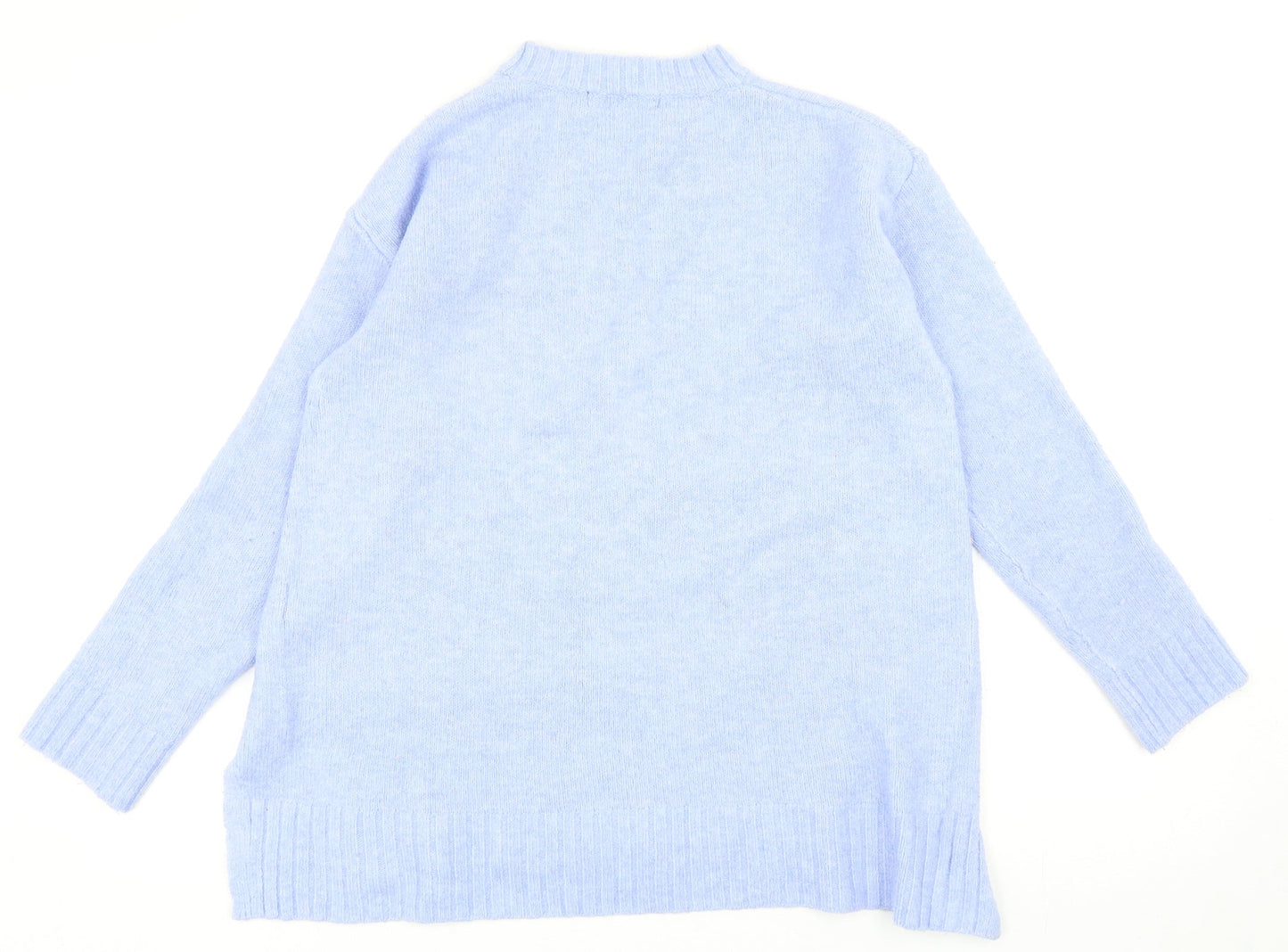 Womens UK Size S Marks and Spencer Blue Pullover Jumper